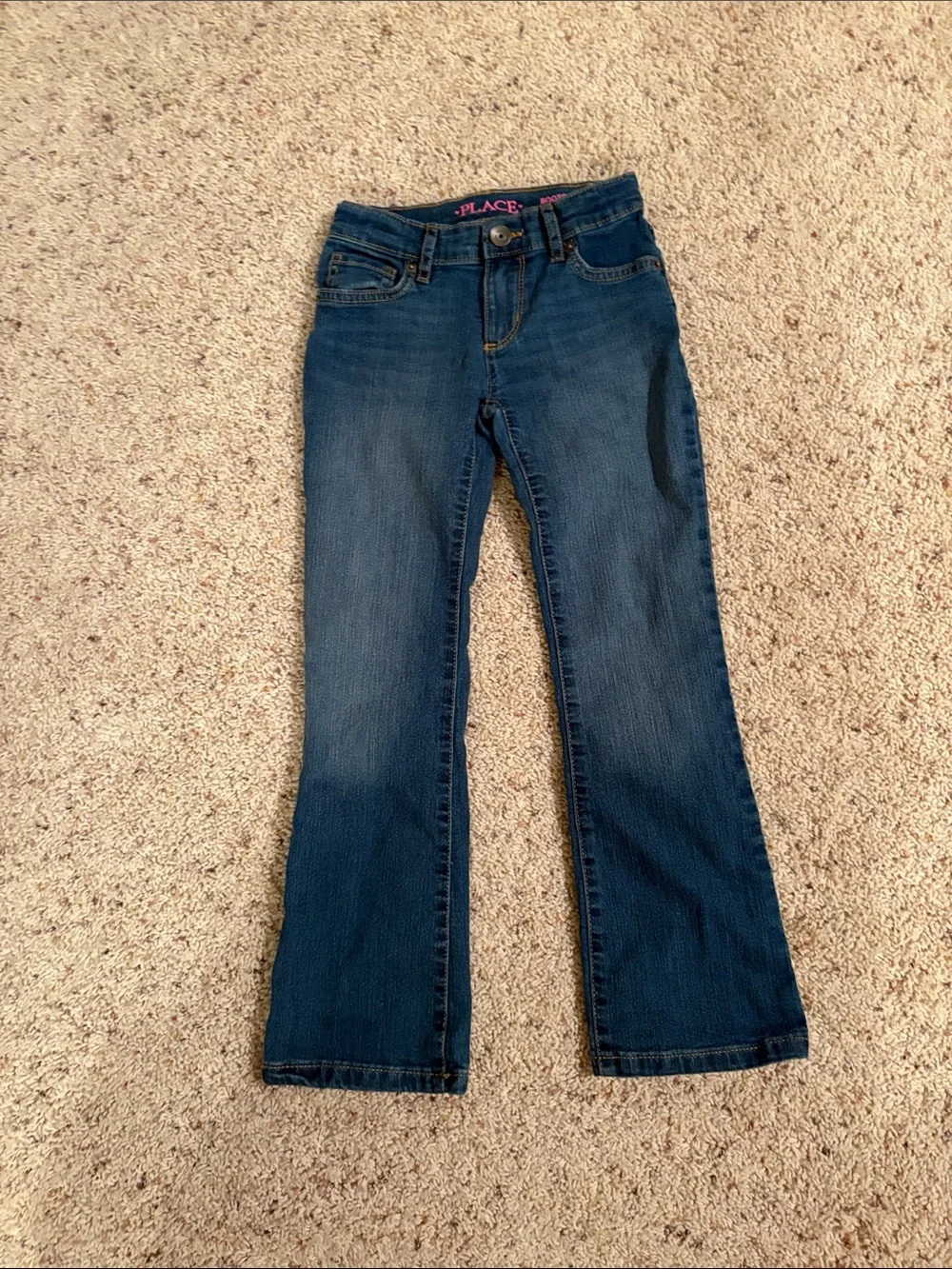 The Children's Place Dark Blue Girls' Bootcut Jeans